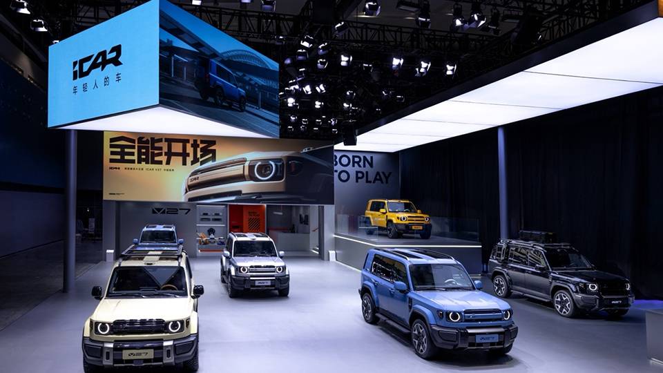 中大型家庭新硬派iCAR V27中国首秀，12月开启盲订